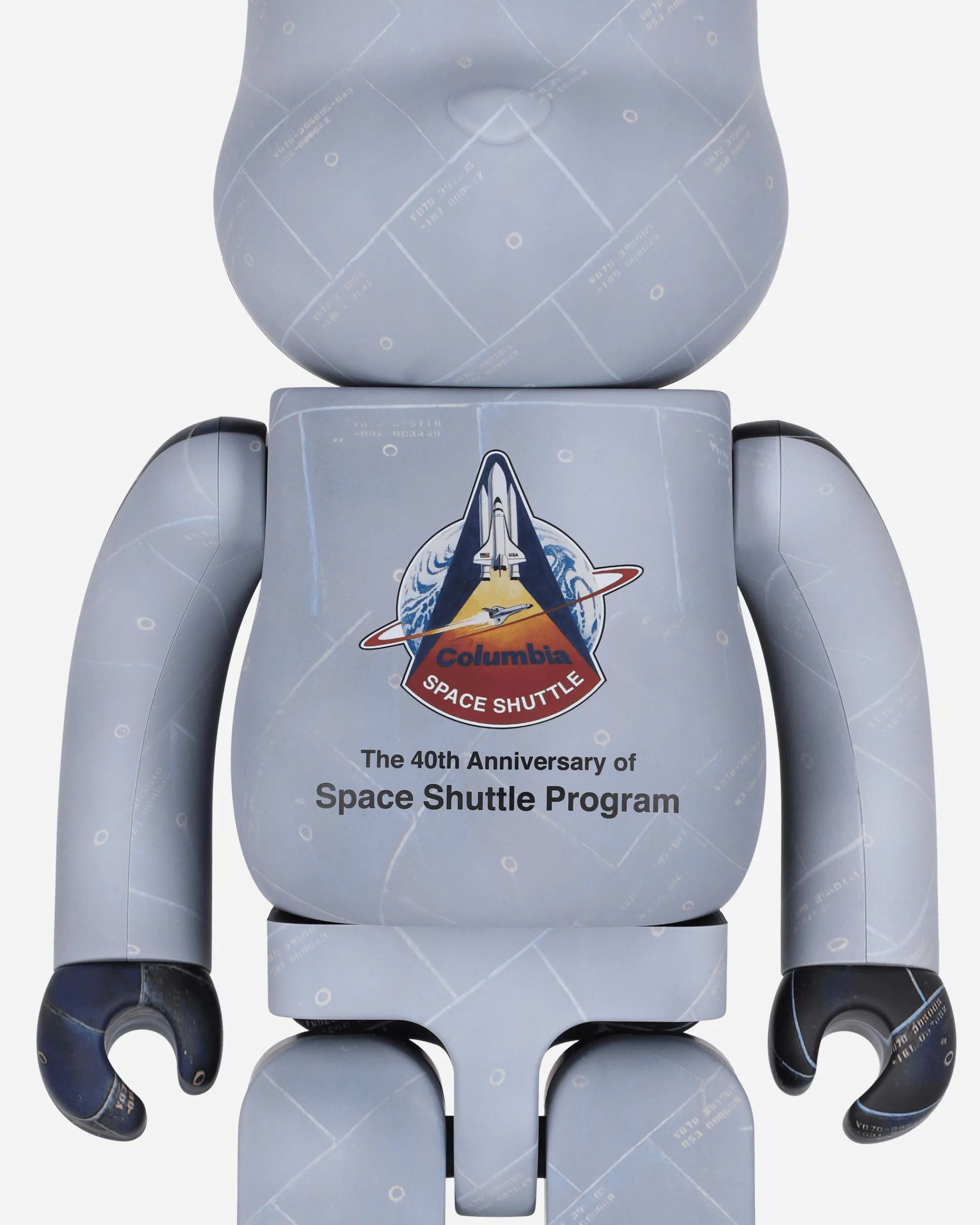 Medicom Home^100% + 400% Space Shuttle Be@rbrick Multicolor