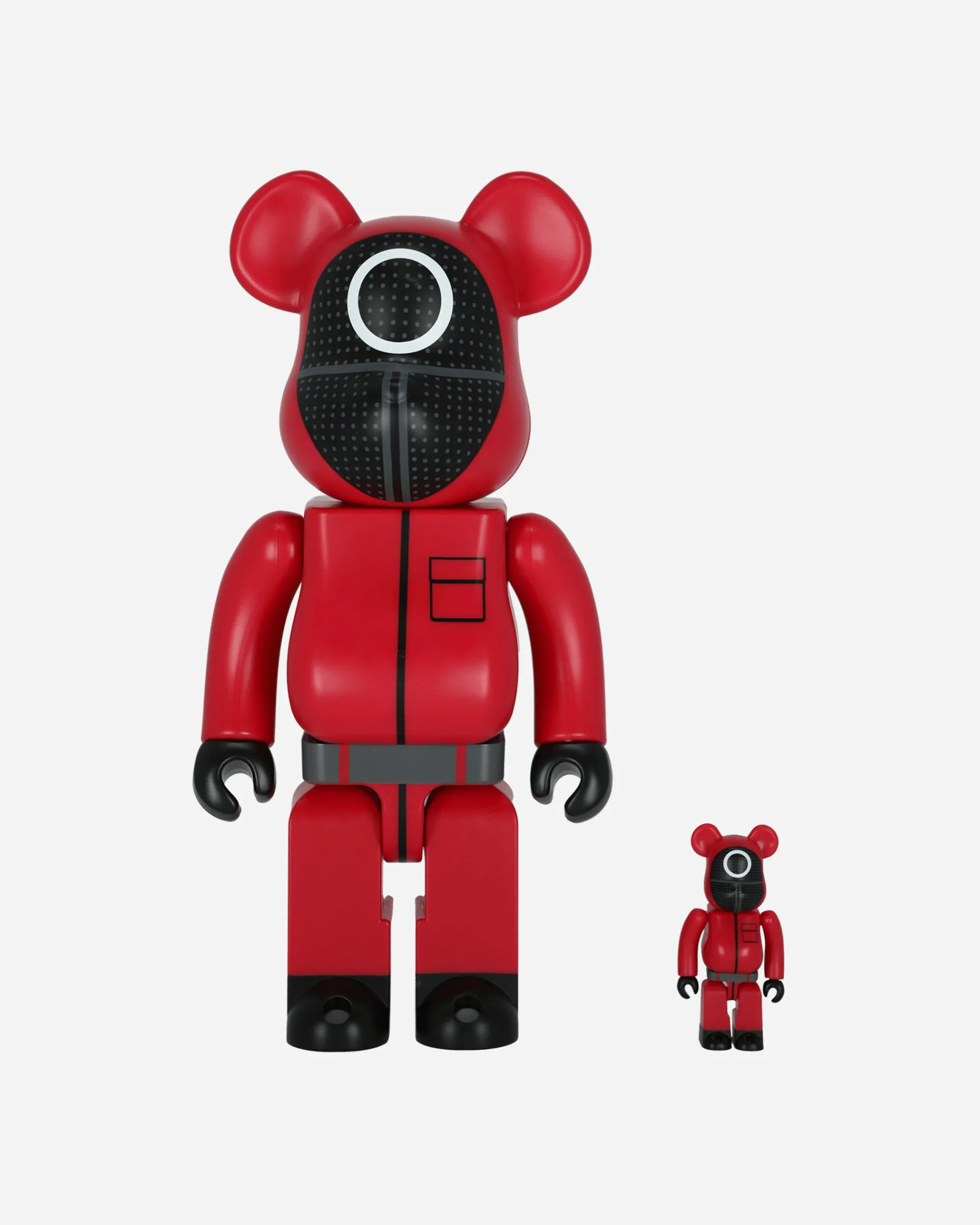 Medicom Home^100% + 400% Squid Game Guard Circle Be@rbrick Multicolor