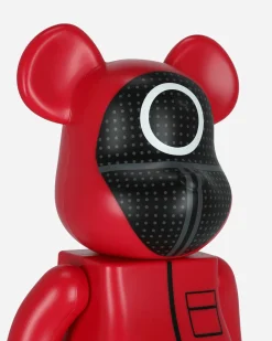 Medicom Home^100% + 400% Squid Game Guard Circle Be@rbrick Multicolor