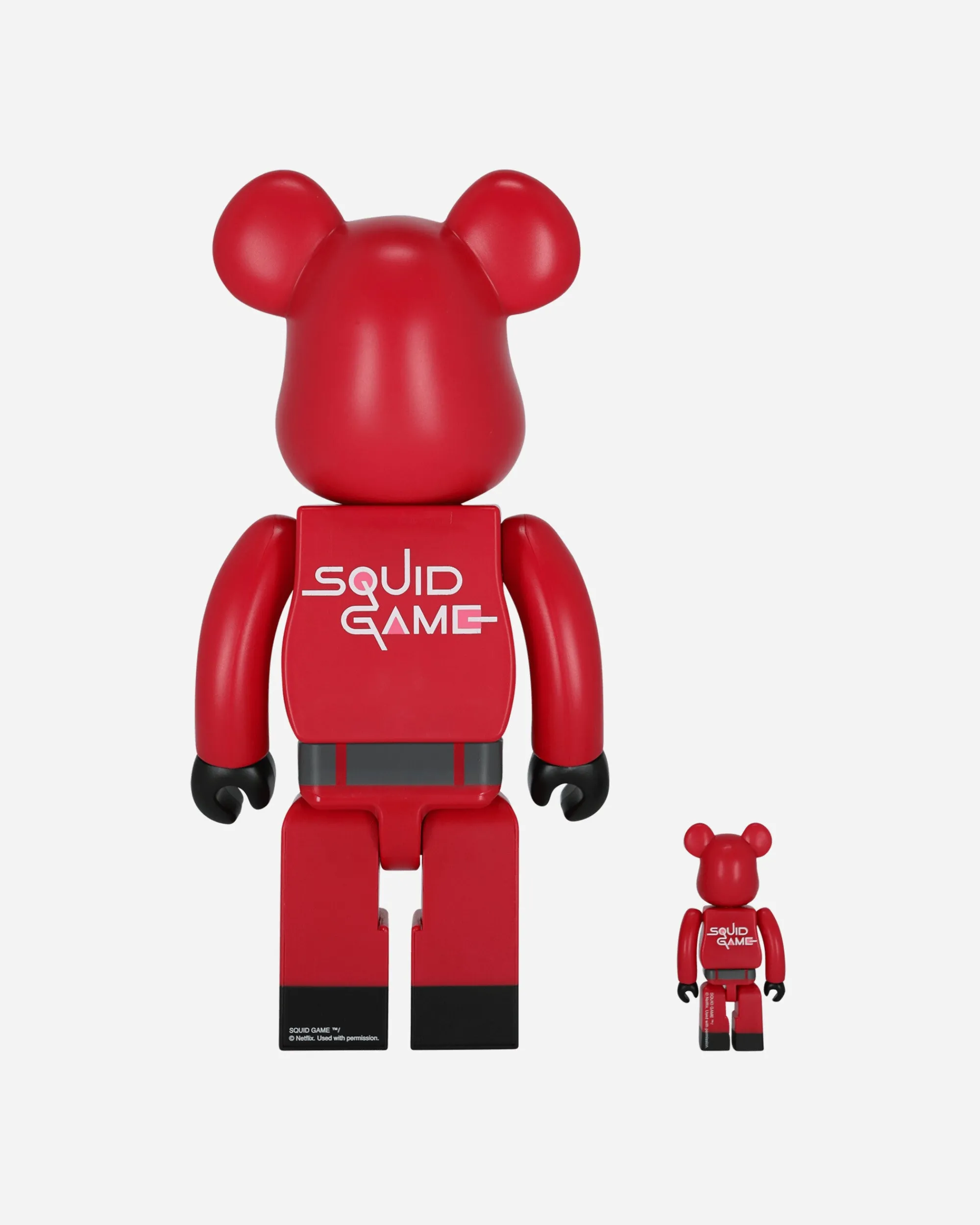 Medicom Home^100% + 400% Squid Game Guard Square Be@rbrick Multicolor
