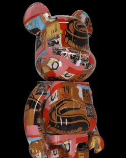 Medicom Home^1000% Andy Warhol x Jean Michel Basquiat Be@rbrick Multicolor