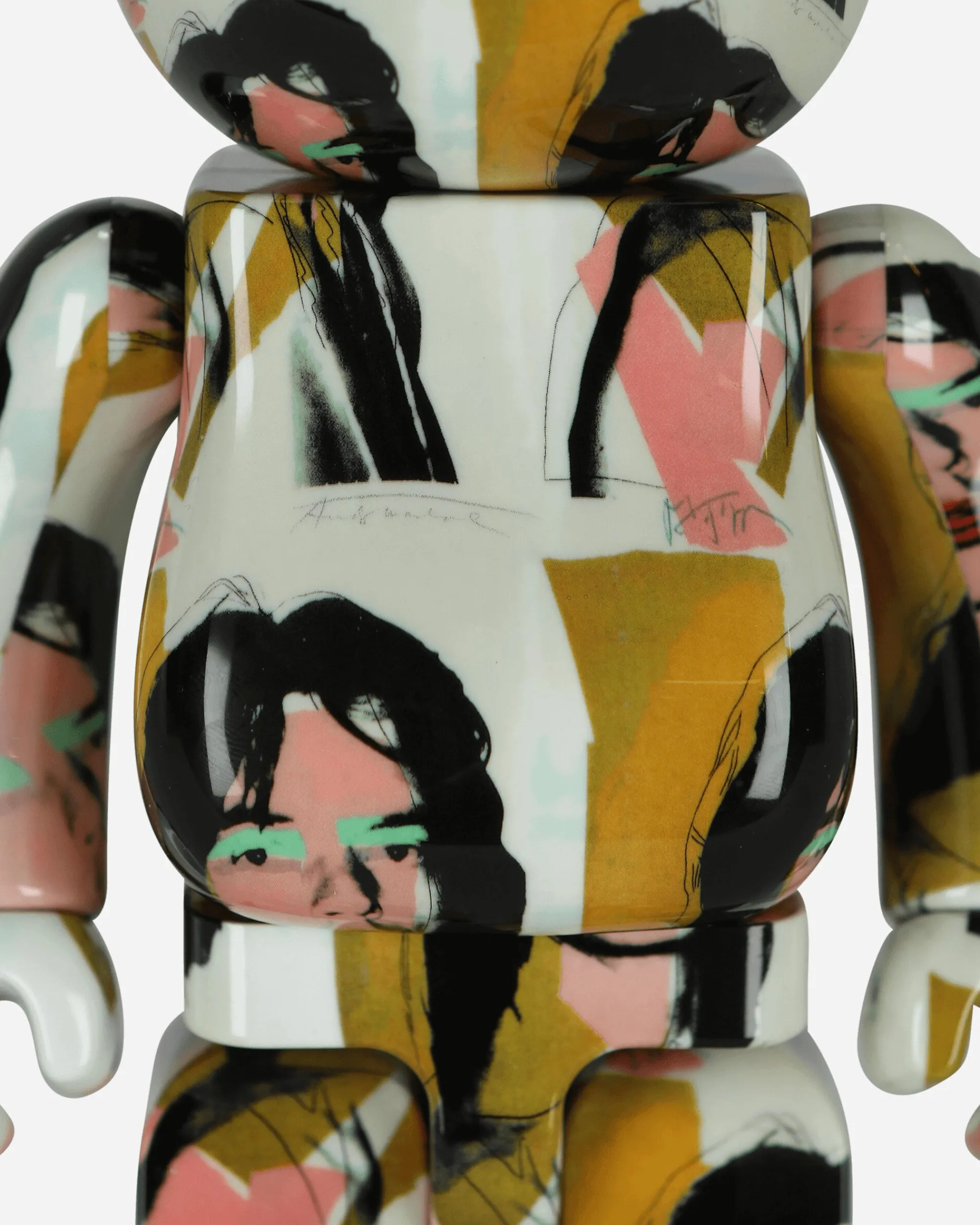 Medicom Home^100%+400% Andy Warhold Mick Jagger Multicolor Be@rbrick Multicolor
