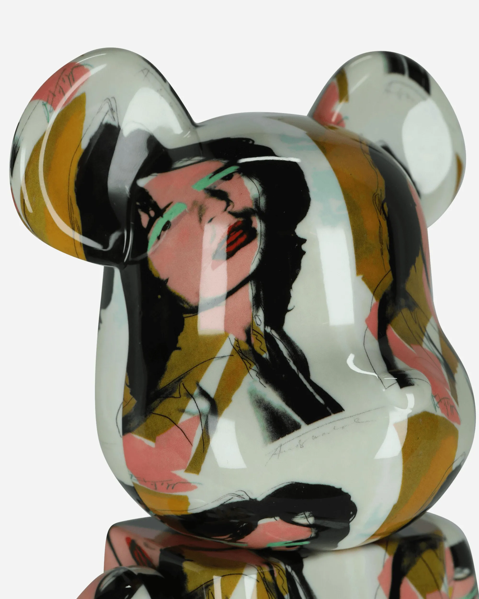 Medicom Home^100%+400% Andy Warhold Mick Jagger Multicolor Be@rbrick Multicolor
