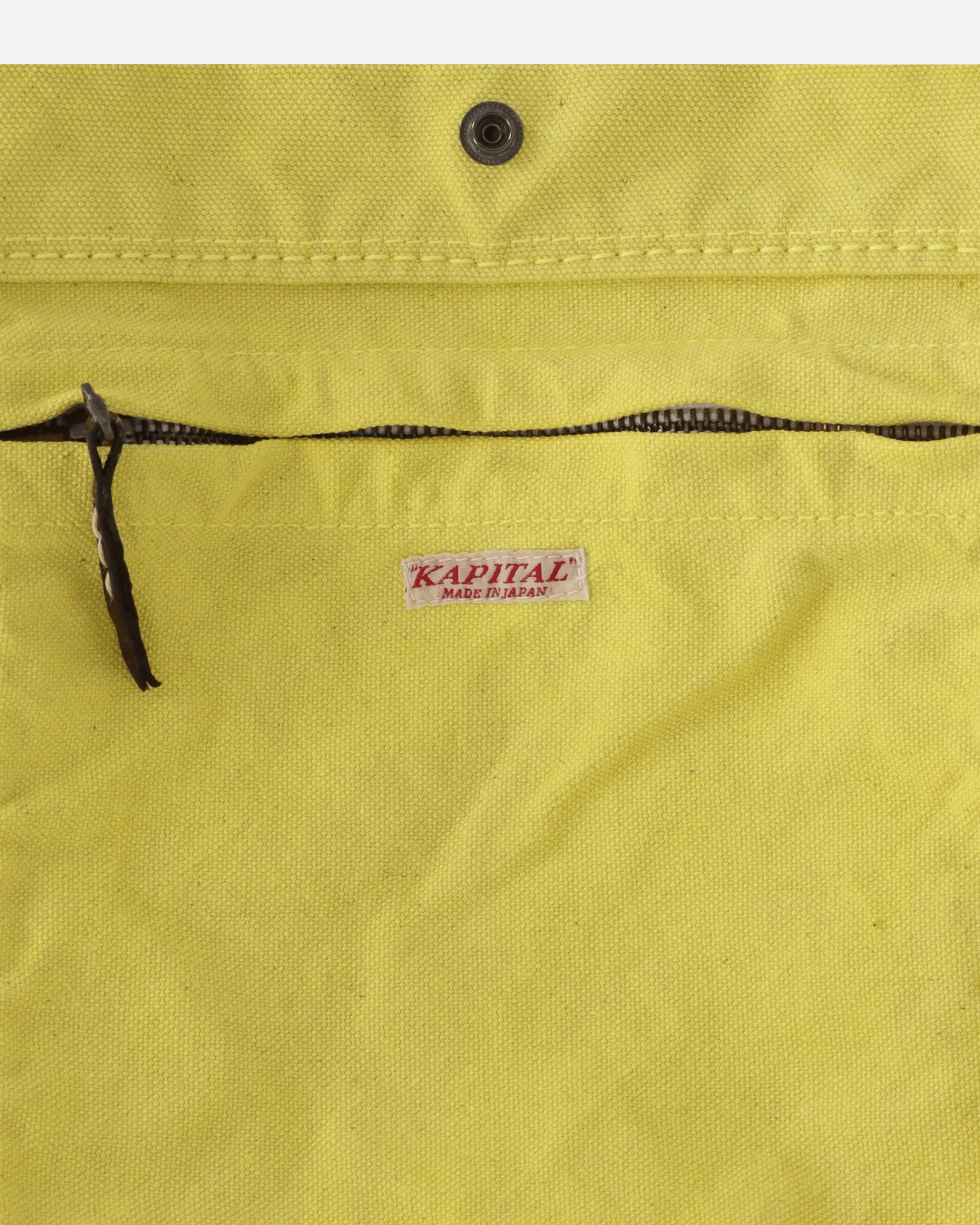 KAPITAL Bags·Tote|Bags·Tote^#6 Canvas Standard Tote Bag (S) Lemon
