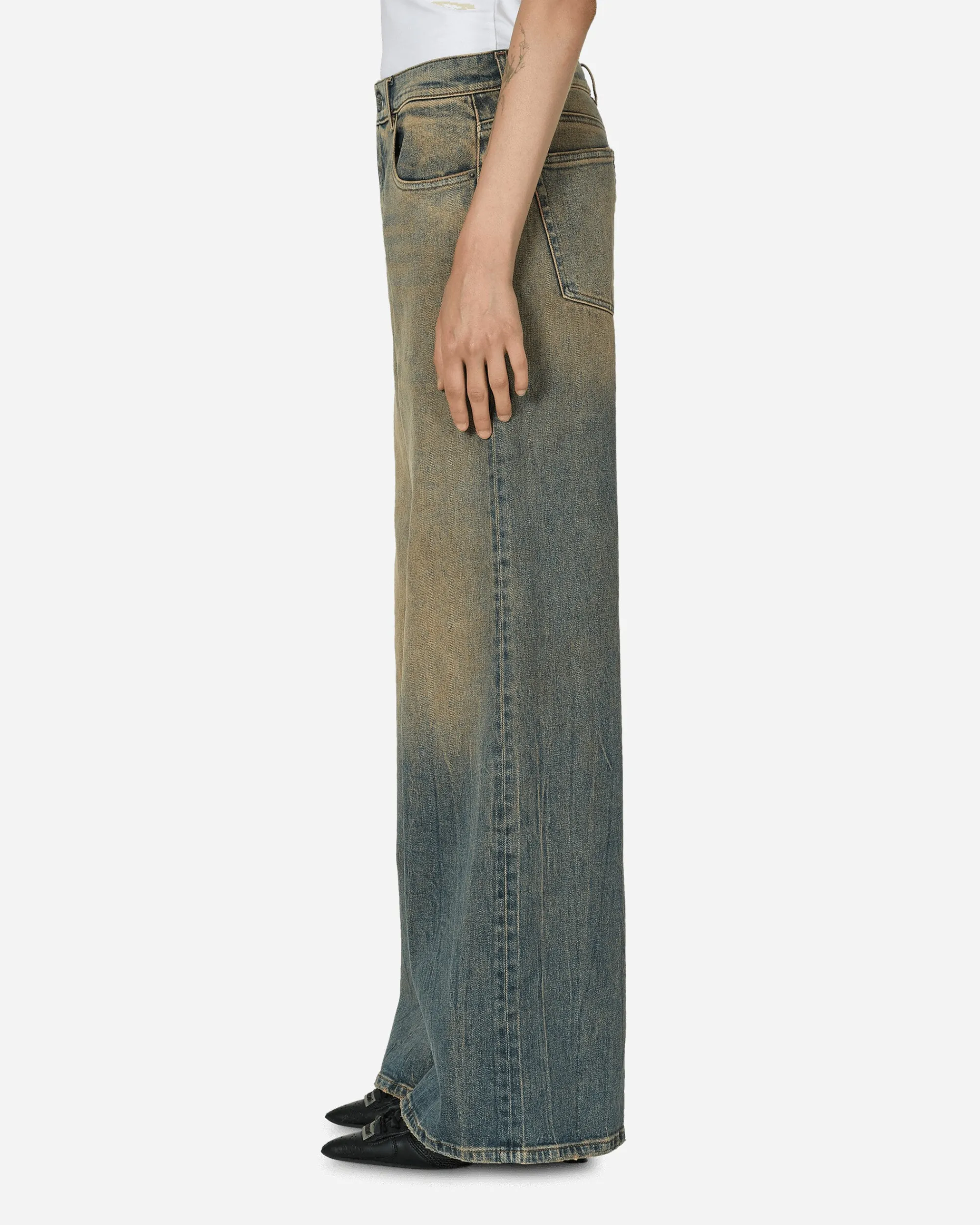 Diesel Pants^1978 D-Akemi Bootcut Flared Jeans Medium Blue