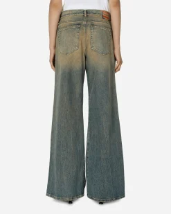 Diesel Pants^1978 D-Akemi Bootcut Flared Jeans Medium Blue