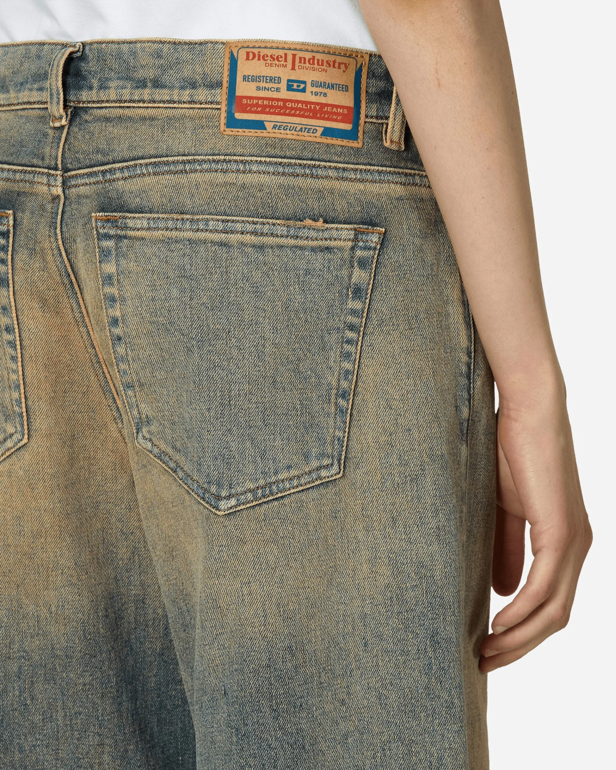 Diesel Pants^1978 D-Akemi Bootcut Flared Jeans Medium Blue