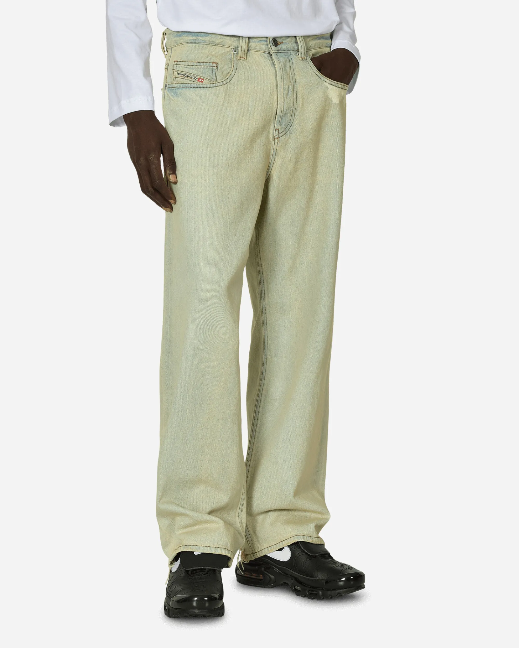 Diesel Pants^2001 D-Macro Straight Jeans Light Blue