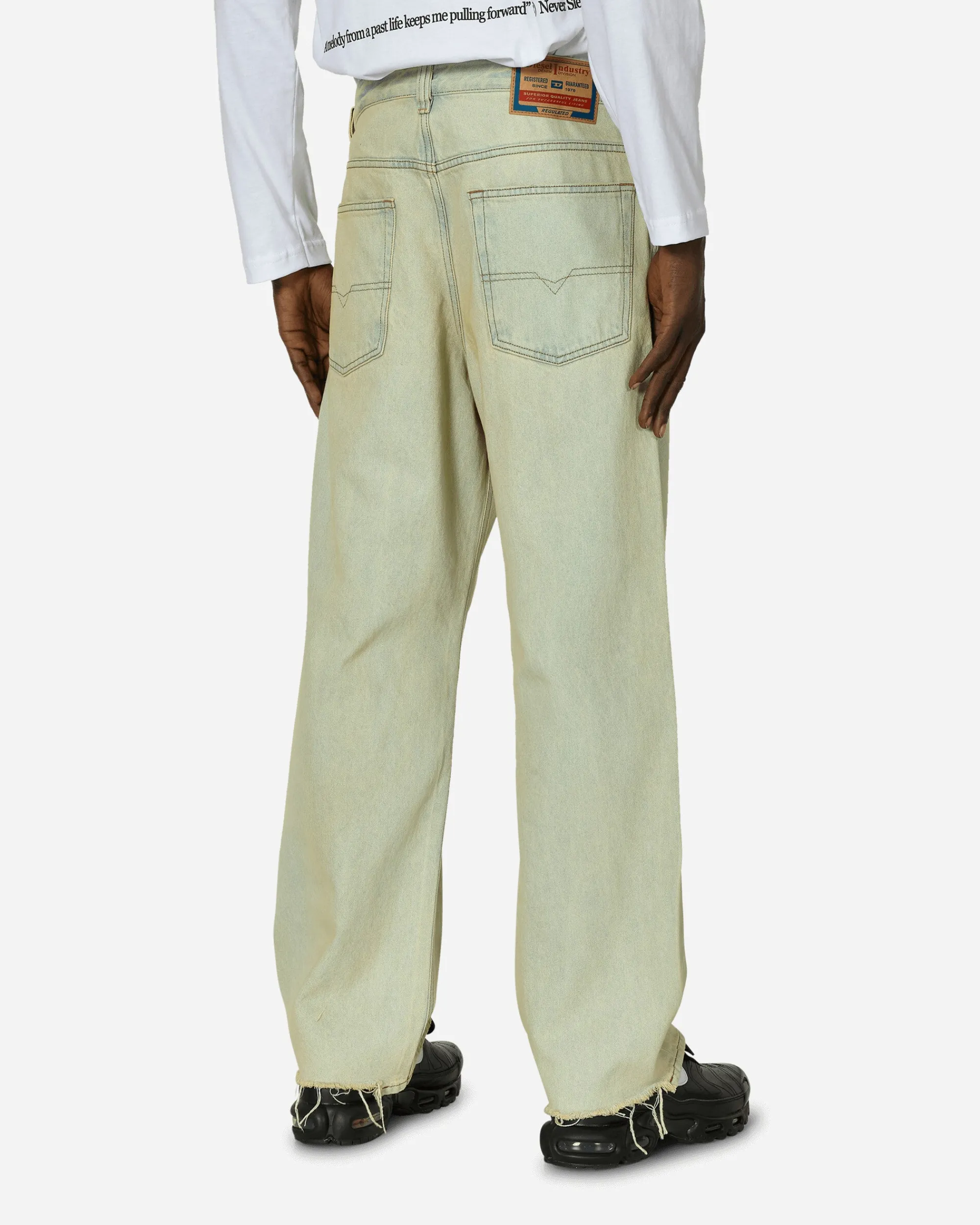 Diesel Pants^2001 D-Macro Straight Jeans Light Blue