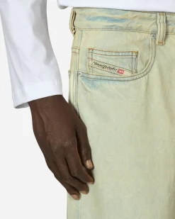 Diesel Pants^2001 D-Macro Straight Jeans Light Blue