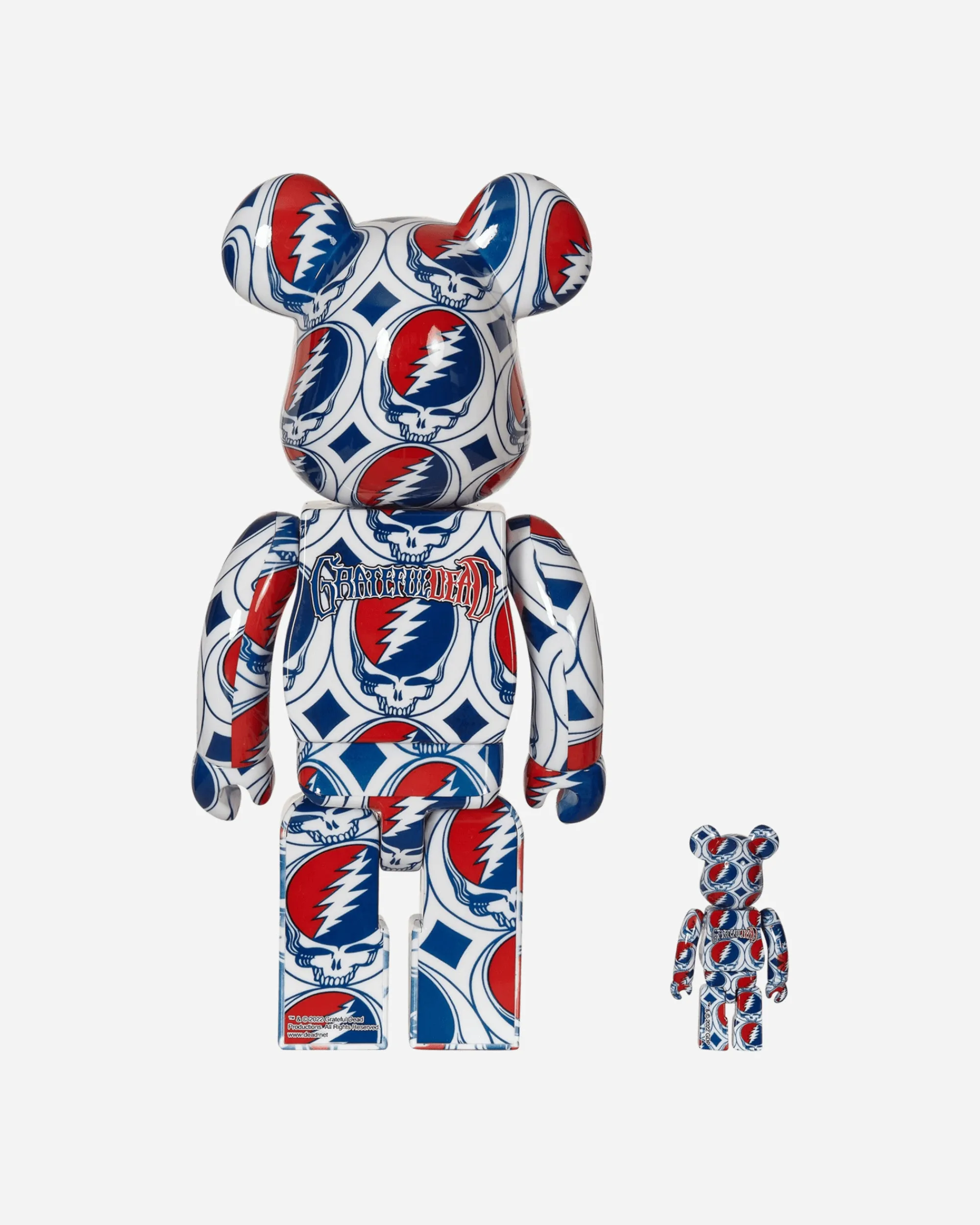 Medicom Home^100%+400% Grateful Dead - Steal Your Face Be@rbrick Multicolor