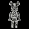 Medicom Home^1000% H.R. Giger Chrome Version Be@rbrick White