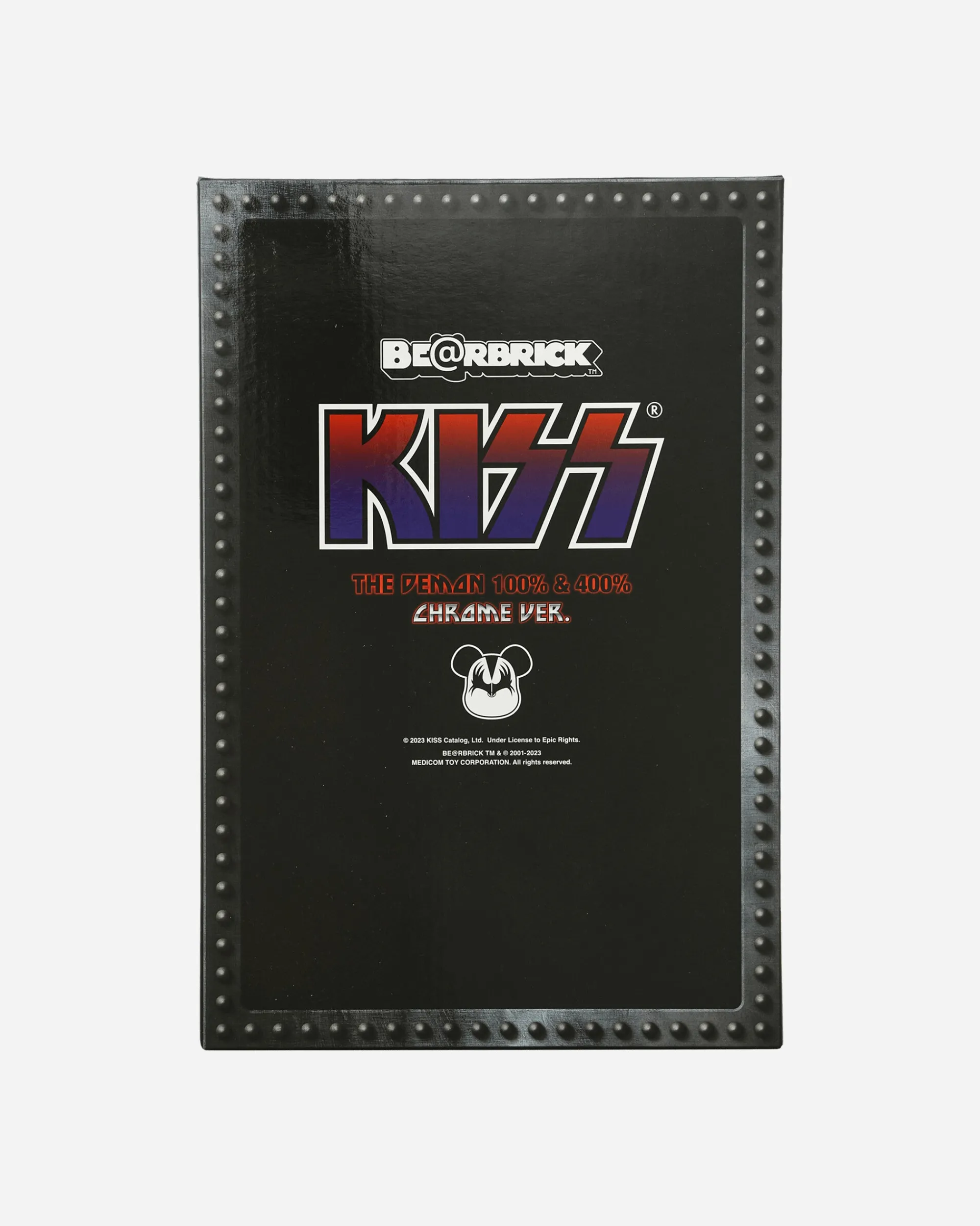 Medicom Home^100%+400% Kiss Demon Chrome Be@rbrick Multicolor