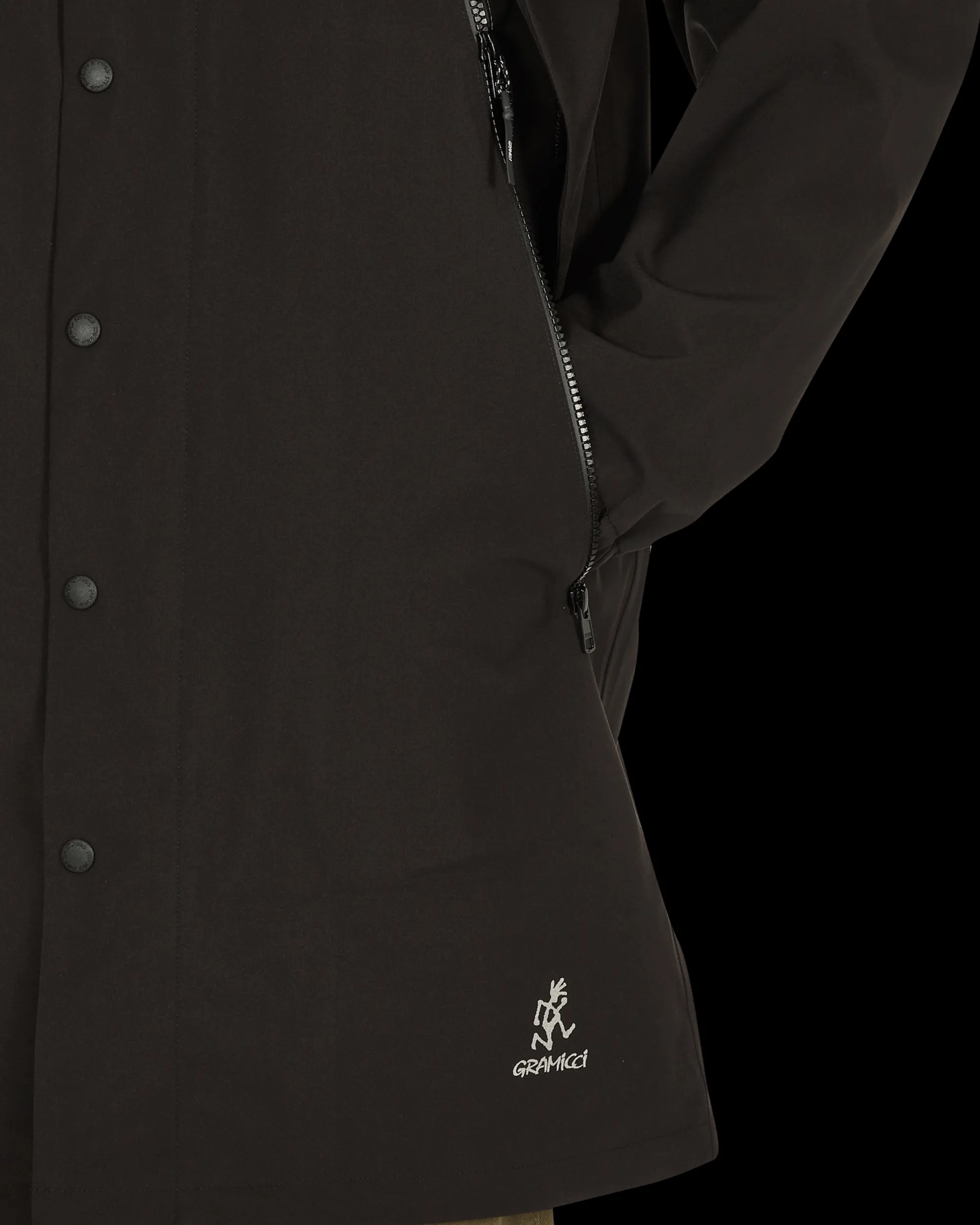 Gramicci Coats And Jackets^3 Layer Big Flap Coat Black
