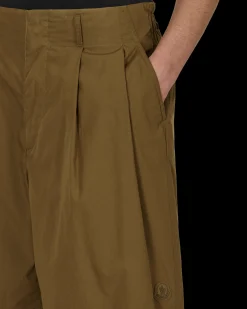 Moncler Genius Shorts^2 Moncler 1952 Cotton Poplin Shorts Green