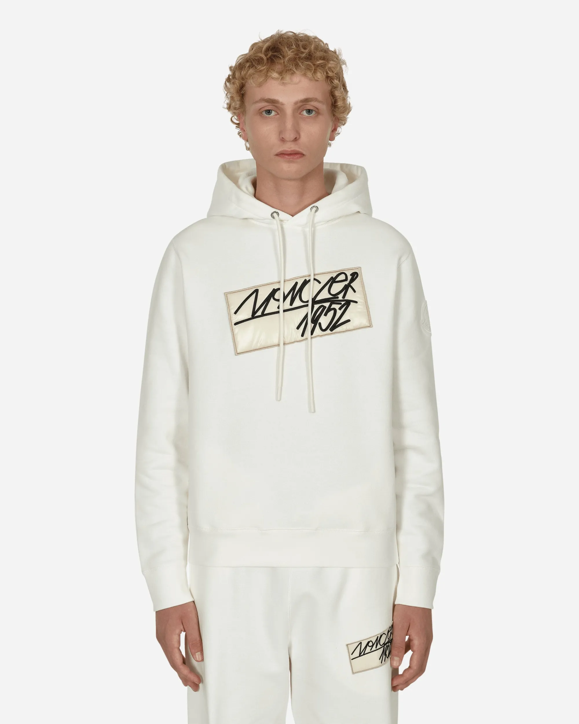 Moncler Genius Sweatshirts^2 Moncler 1952 Hooded Sweatshirt Beige