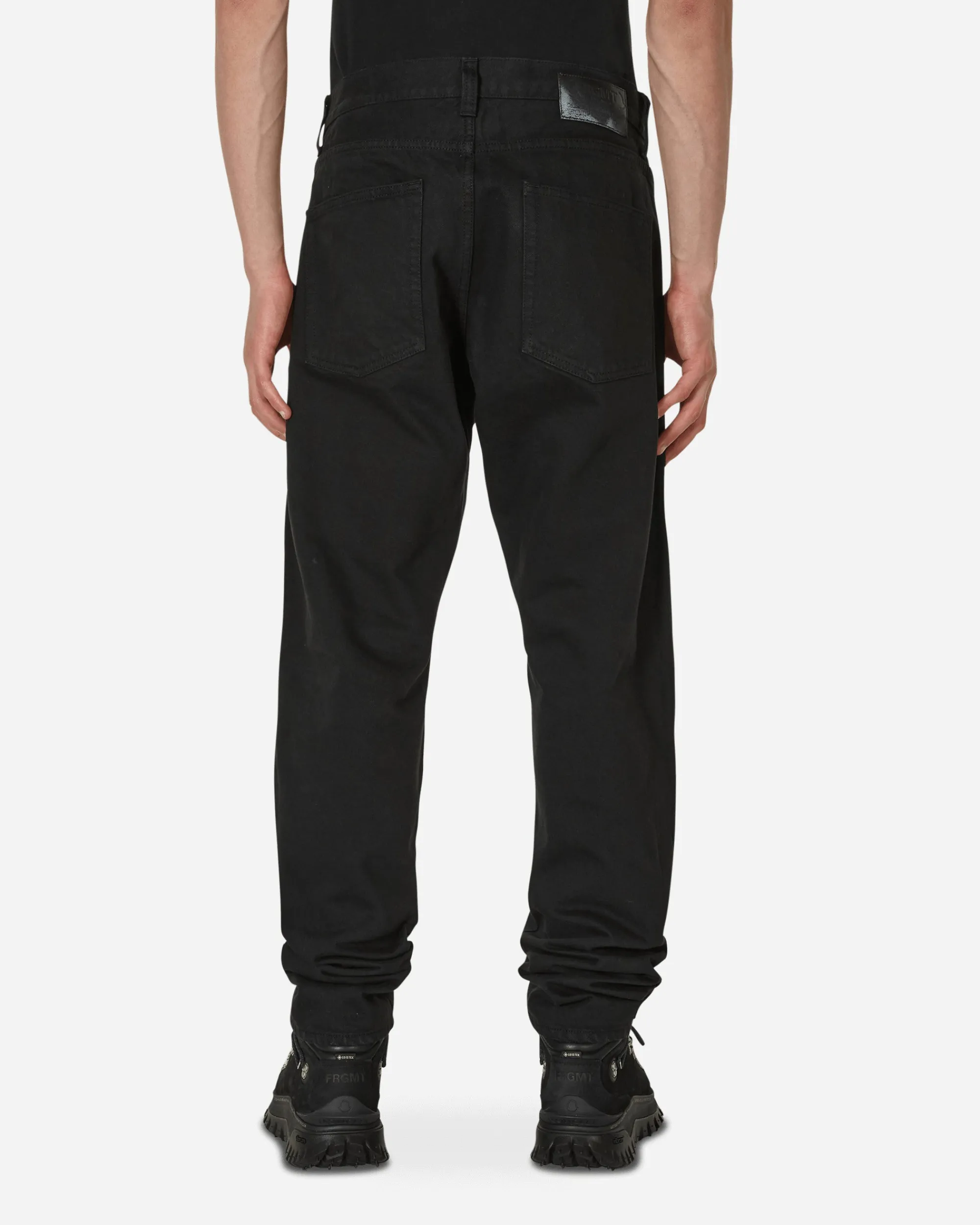 Moncler Genius Pants^7 Moncler FRGMT Hiroshi Fujiwara Black Wash Jeans Black