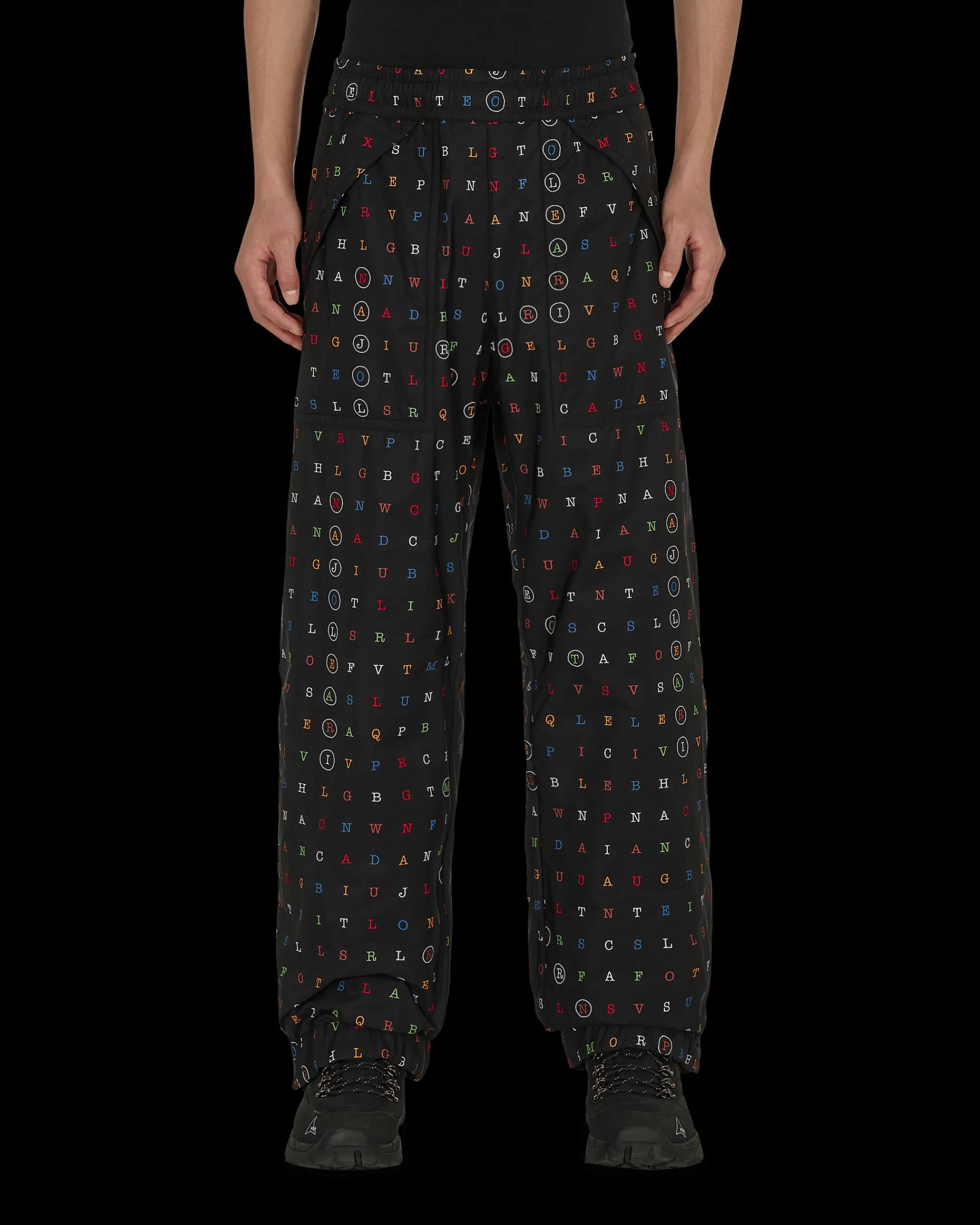 Moncler Grenoble Pants^3 Padded Pants Black