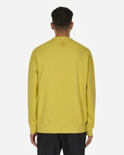 Moncler Genius Sweatshirts^1 Moncler JW Anderson Logo Crewneck Sweatshirt Yellow