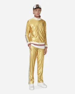Moncler Genius Sweatshirts^8 Moncler Palm Angels Glossy Zip-Up Sweatshirt Yellow