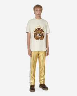 Moncler Genius Pants^8 Moncler Palm Angels Glossy Sweatpants Yellow