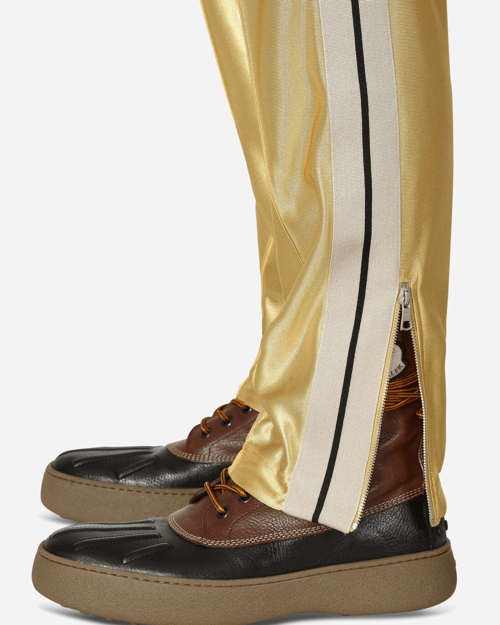Moncler Genius Pants^8 Moncler Palm Angels Glossy Sweatpants Yellow