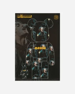 Medicom Home^100%+400% Oasis Knebworth 1996 - Liam Gallagher Be@rbrick Multicolor