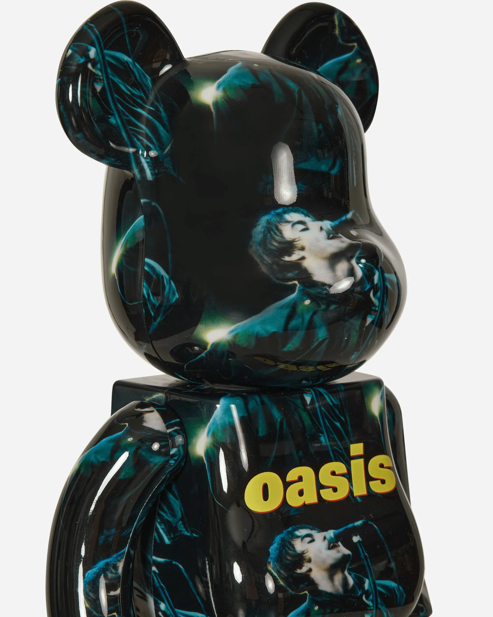 Medicom Home^100%+400% Oasis Knebworth 1996 - Liam Gallagher Be@rbrick Multicolor