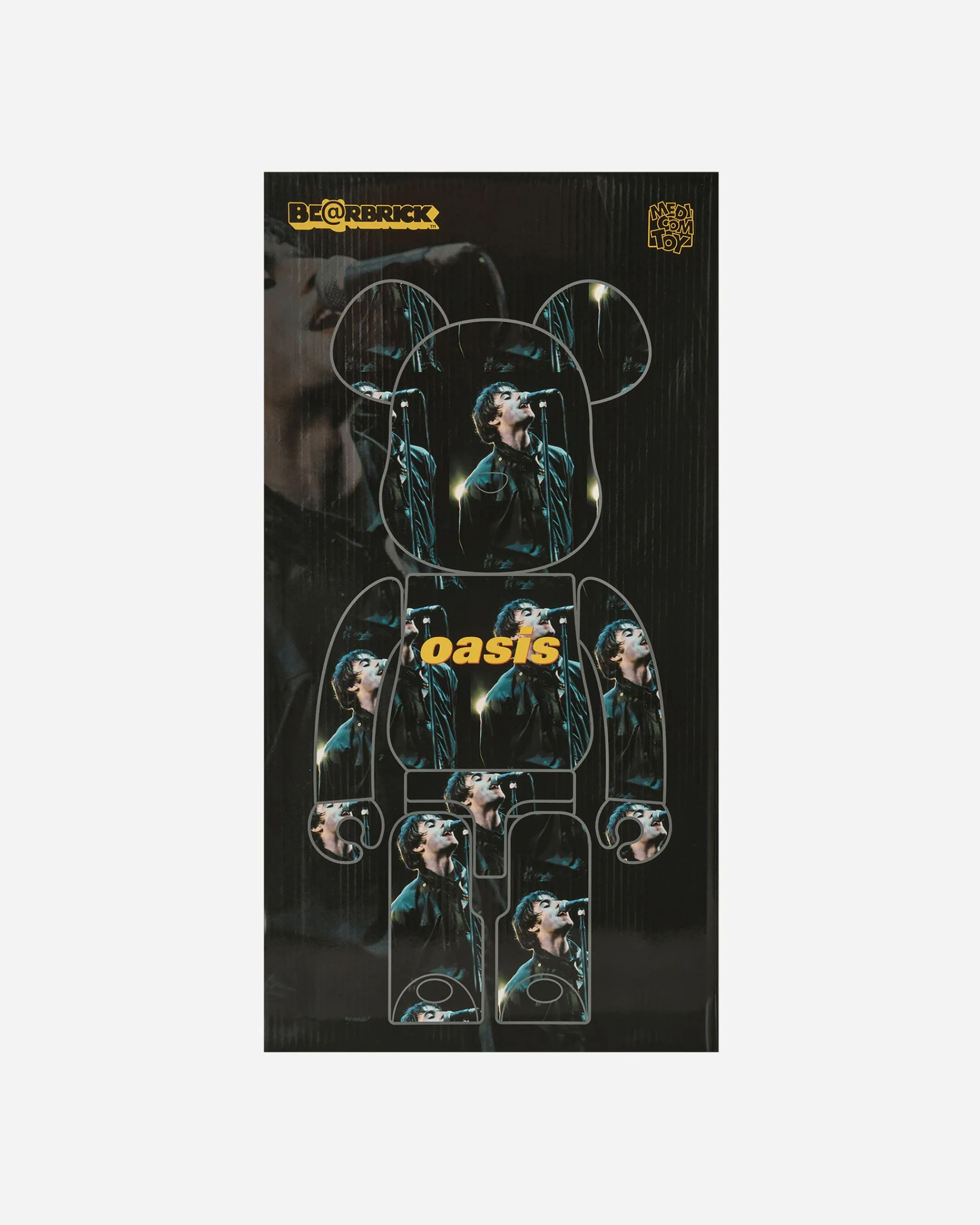 Medicom Home^1000% Oasis Knebworth 1996 - Liam Gallagher Be@rbrick Multicolor