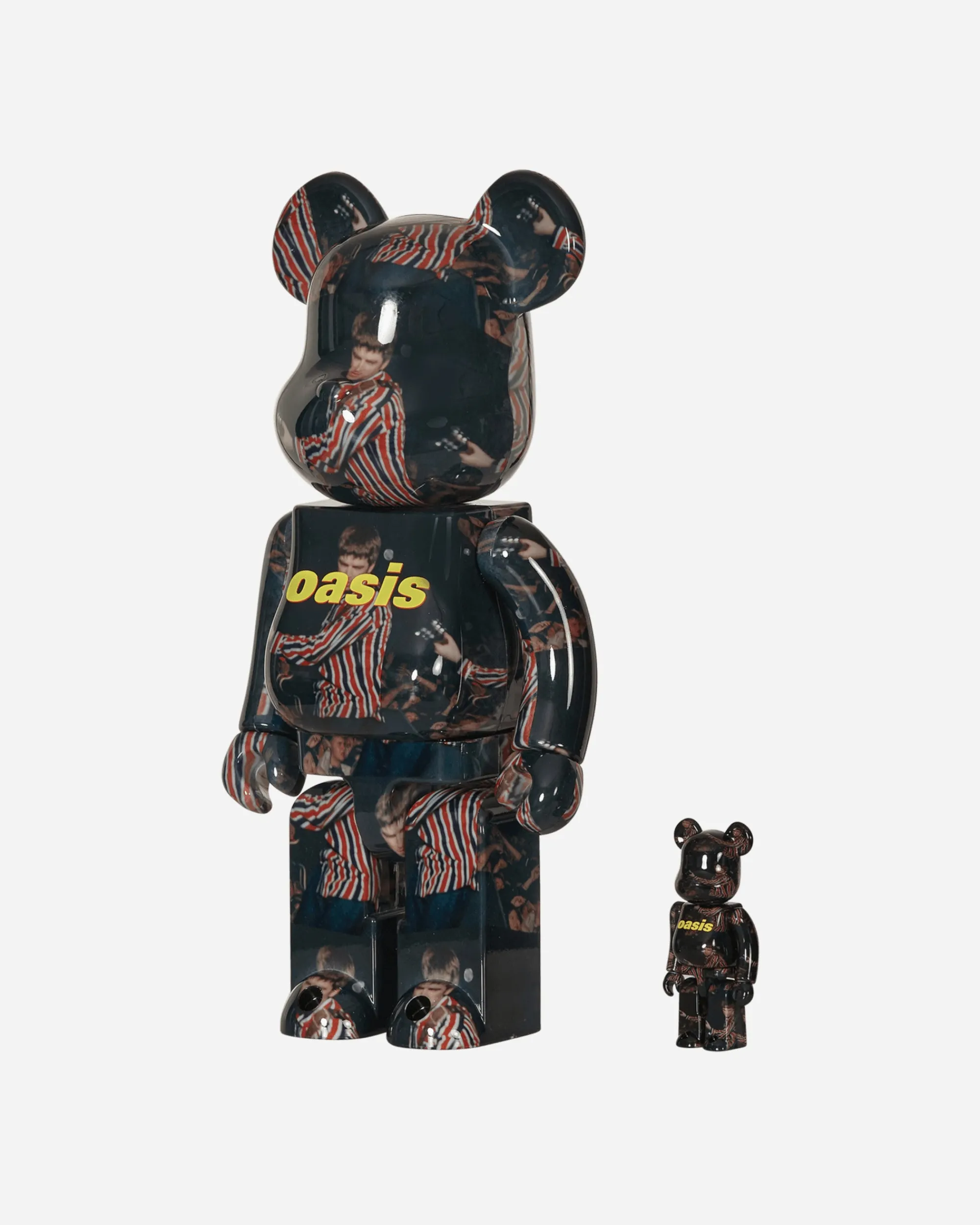 Medicom Home^100%+400% Oasis Knebworth 1996 - Noel Gallagher Be@rbrick Multicolor