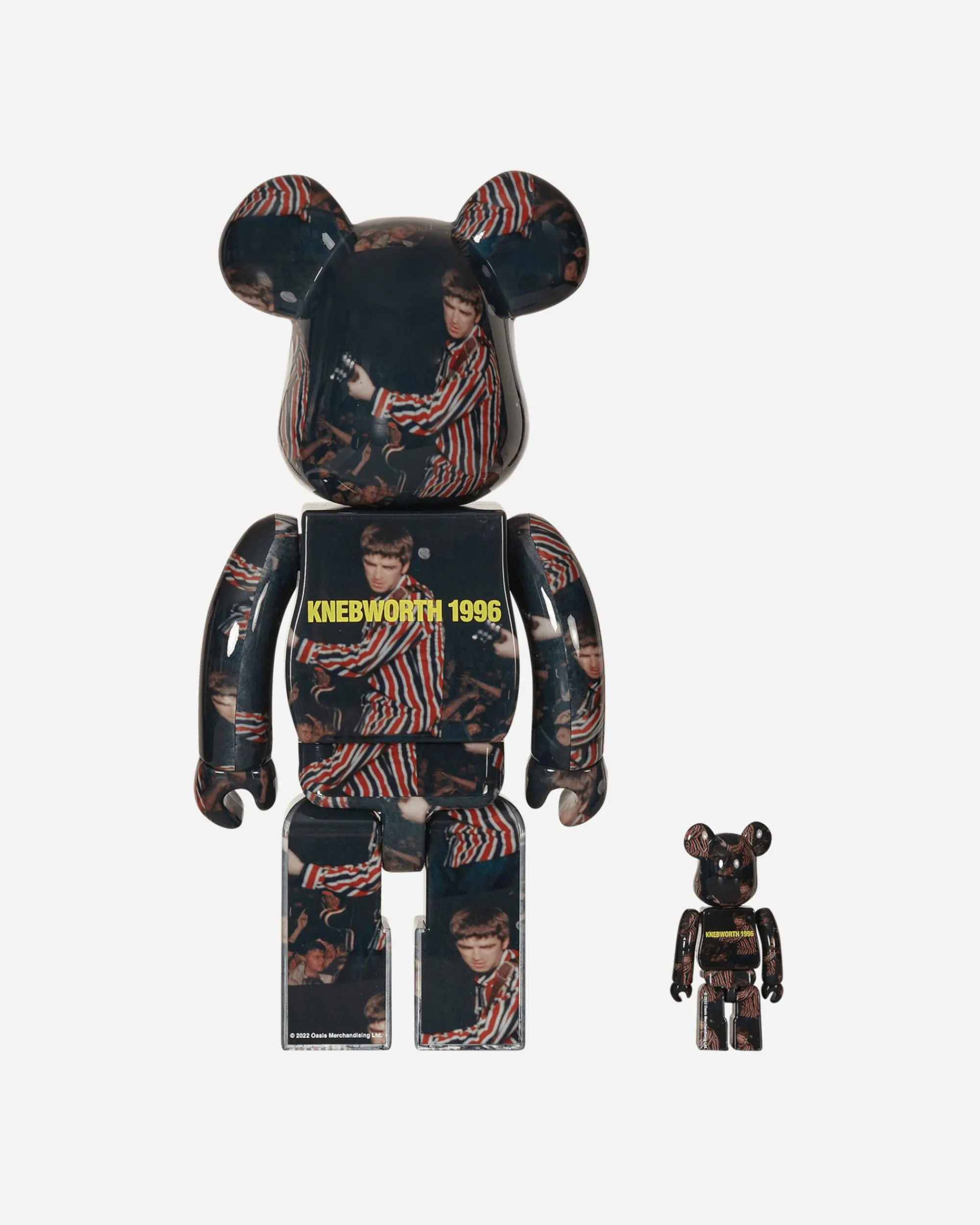 Medicom Home^100%+400% Oasis Knebworth 1996 - Noel Gallagher Be@rbrick Multicolor