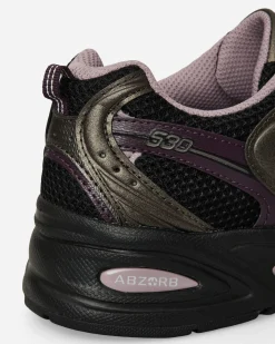 New Balance Sneakers·Low|Sneakers^530 Sneakers Black Metallic / Plum Brown