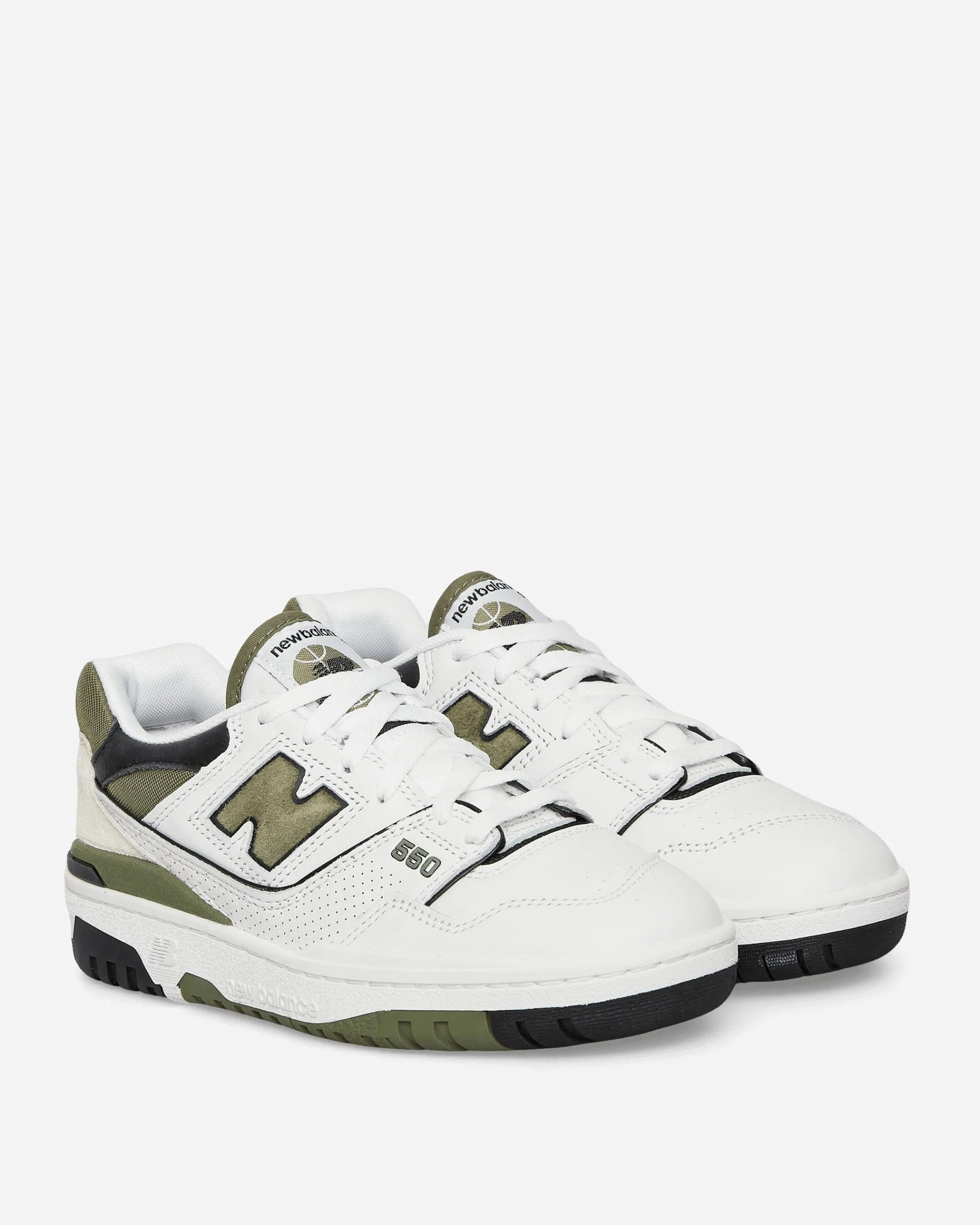 New Balance Sneakers·Low|Sneakers^550 Sneakers White / Dark Olivine / Black