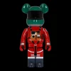 Medicom Home^1000% Space Suit Green Helmet & Orange Suit Version Be@rbrick Multicolor