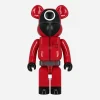 Medicom Home^1000% Squid Game Guard Circle Be@rbrick Multicolor