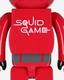 Medicom Home^1000% Squid Game Guard Circle Be@rbrick Multicolor