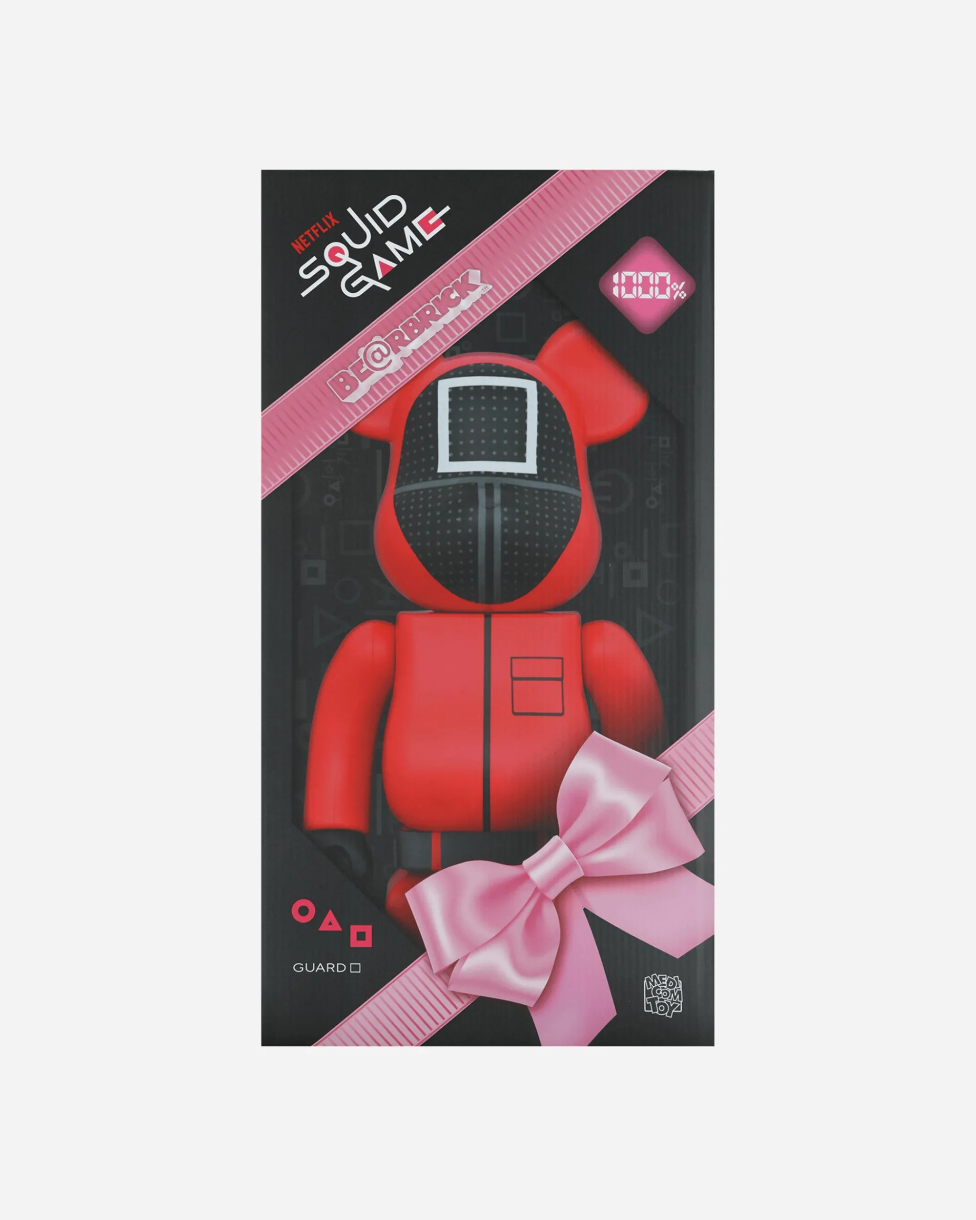 Medicom Home^1000% Squid Game Guard Square Be@rbrick Multicolor