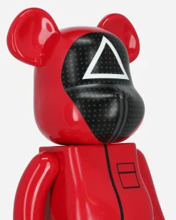 Medicom Home^1000% Squid Game Guard Triangle Be@rbrick Multicolor