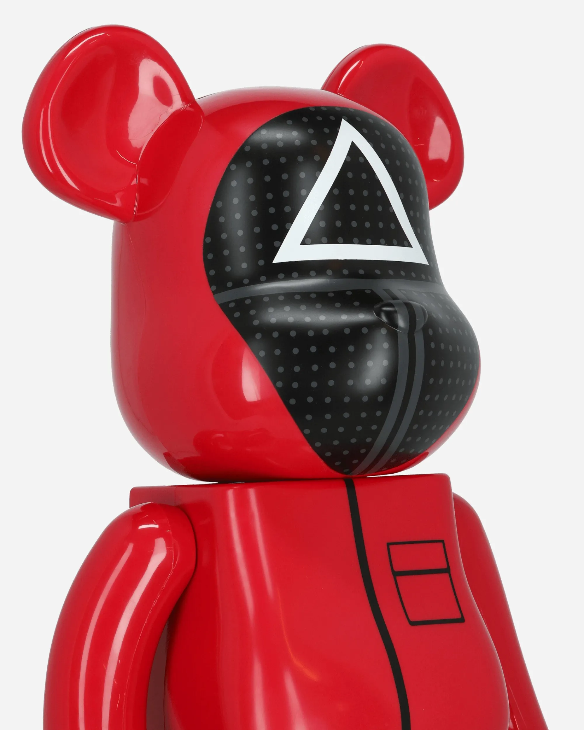Medicom Home^1000% Squid Game Guard Triangle Be@rbrick Multicolor