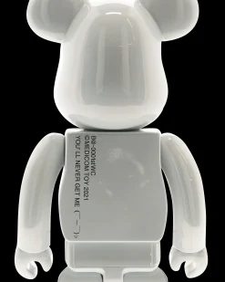 Medicom Home^400% 1st Model White Chrome Be@rbrick Multicolor