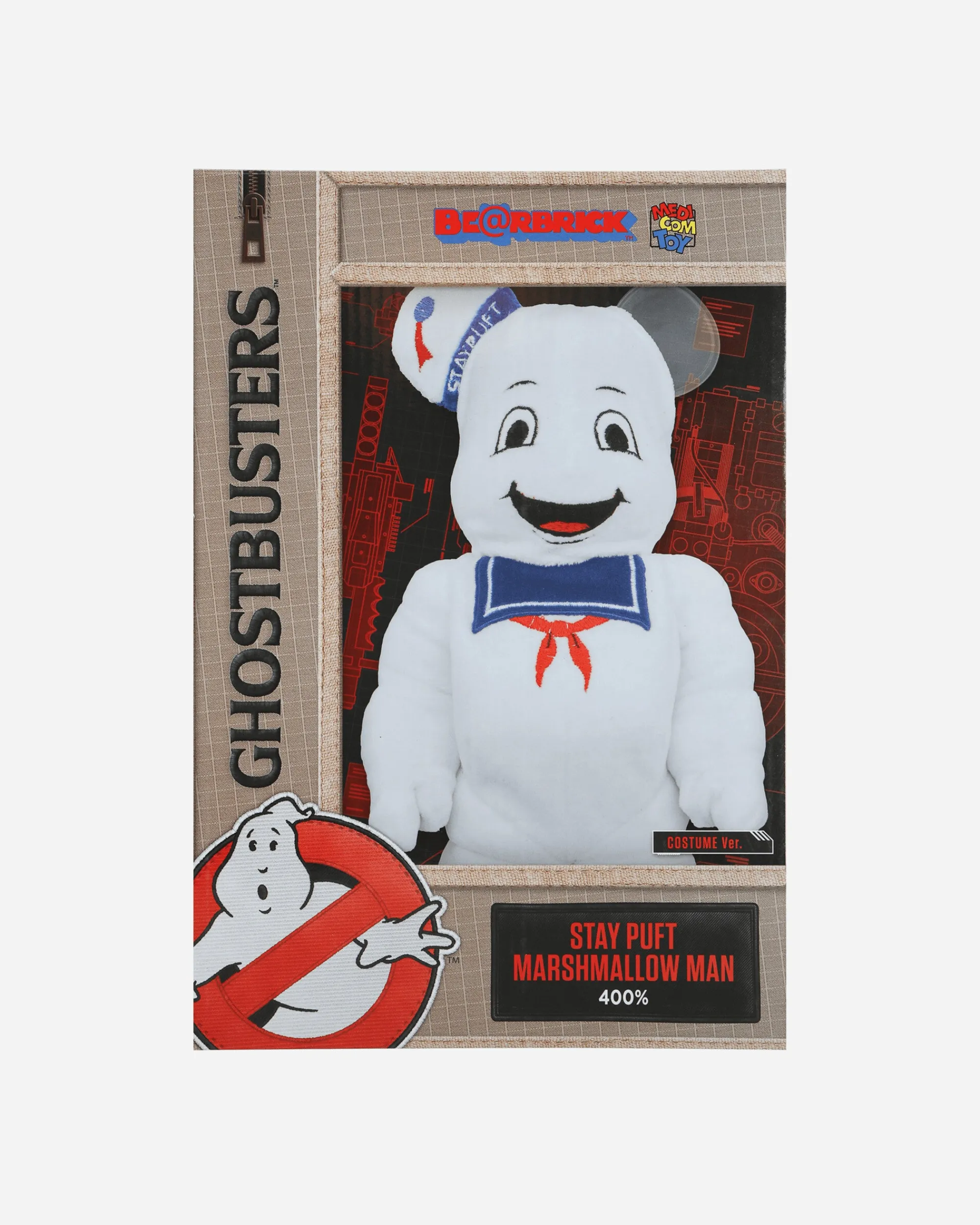 Medicom Home^400% Stay Puft Marshmallow Man Costume Be@rbrick Multicolor