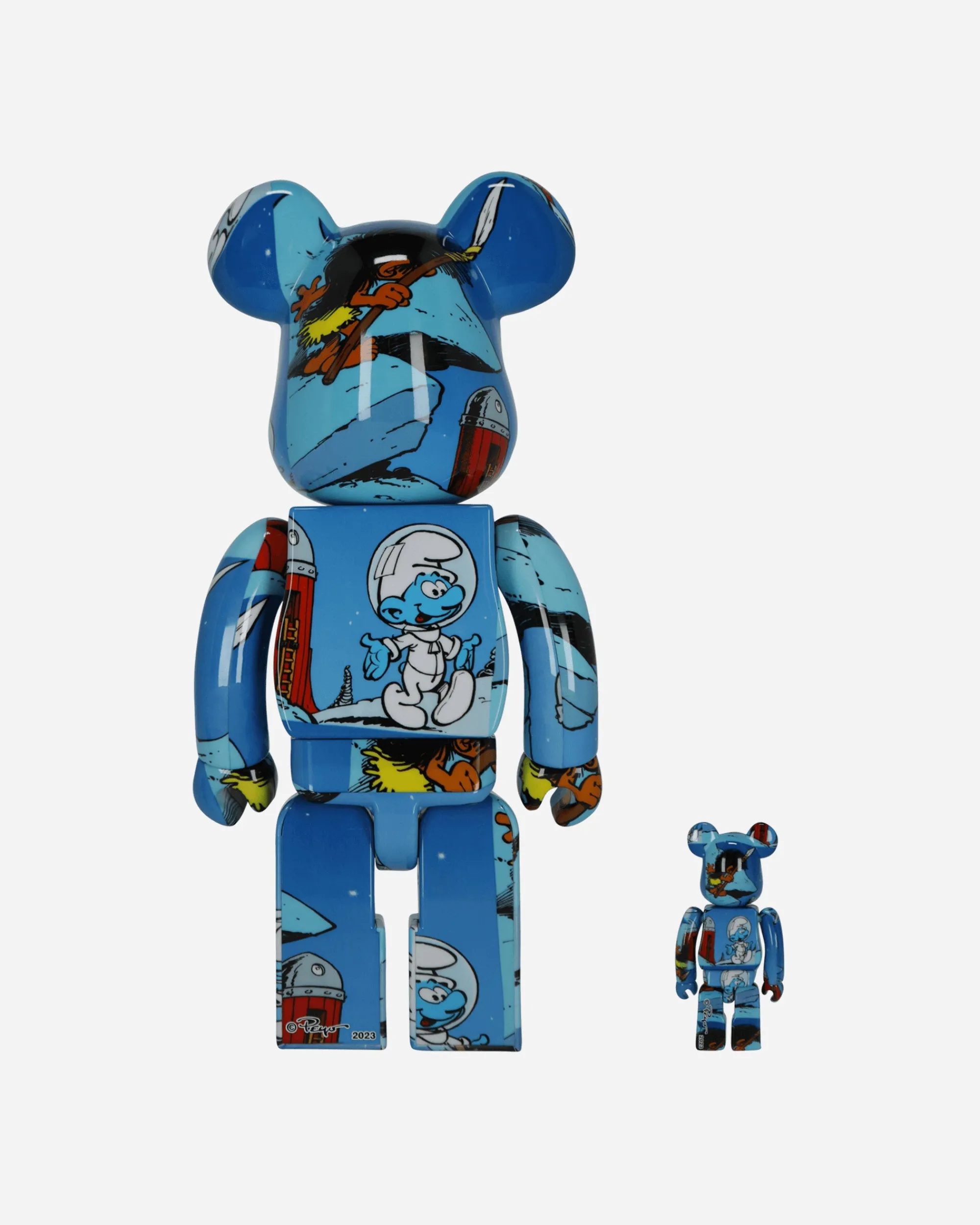 Medicom Home^100%+400% The Smurfs The Astrosmurf Be@rbrick Multicolor