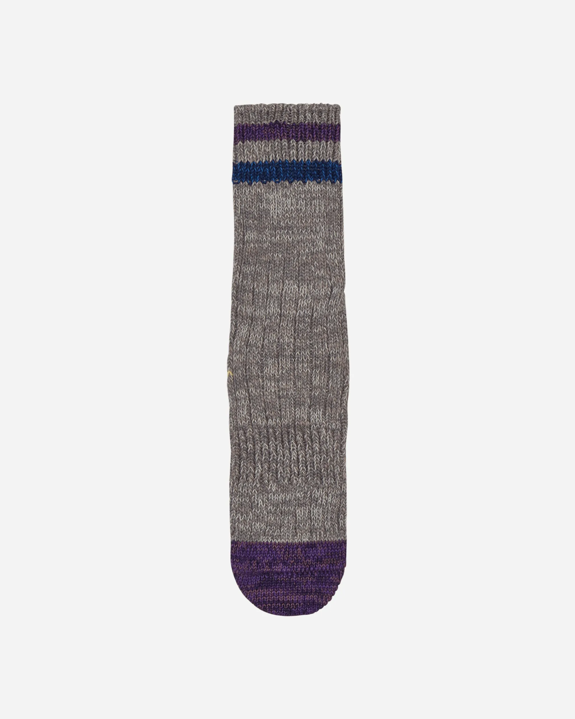 KAPITAL Underwear^60 Yarns Grandrelle Ivy Rainbowy Happy Heel-Hold Socks Grey