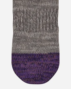 KAPITAL Underwear^60 Yarns Grandrelle Ivy Rainbowy Happy Heel-Hold Socks Grey