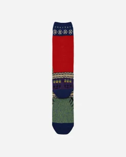 KAPITAL Underwear^96 Yarns Maria Short Socks Blue