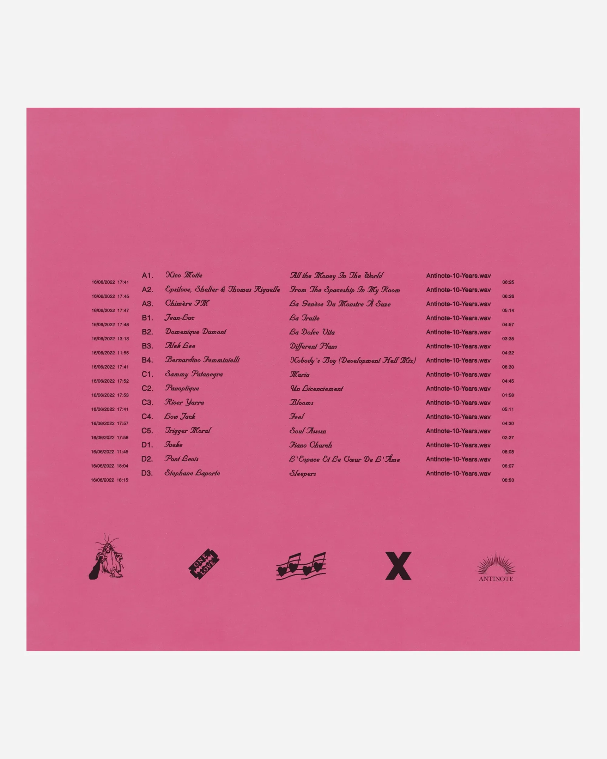 Public Possession Music^10 Years Of Loving Notes Vinyl