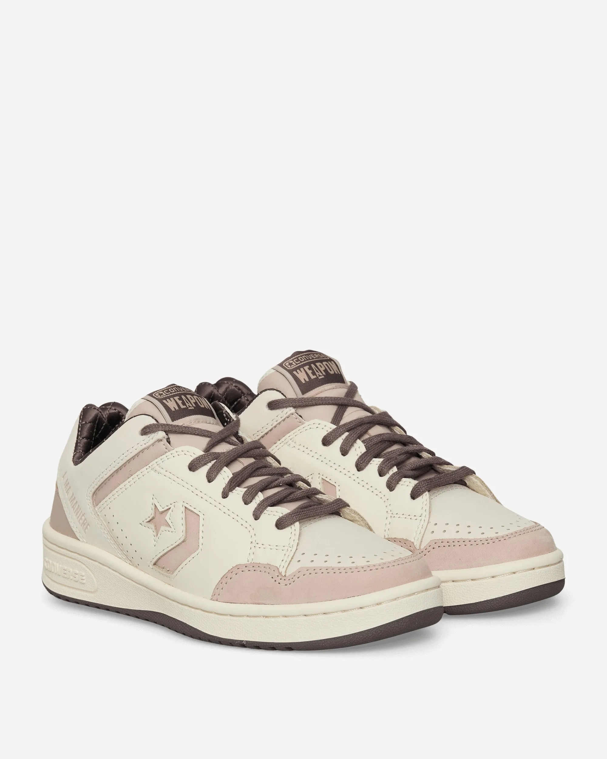 Converse Sneakers·Low|Sneakers^A Ma Maniére Weapon Sneakers Fossil Stone / Egret / Violet Ore
