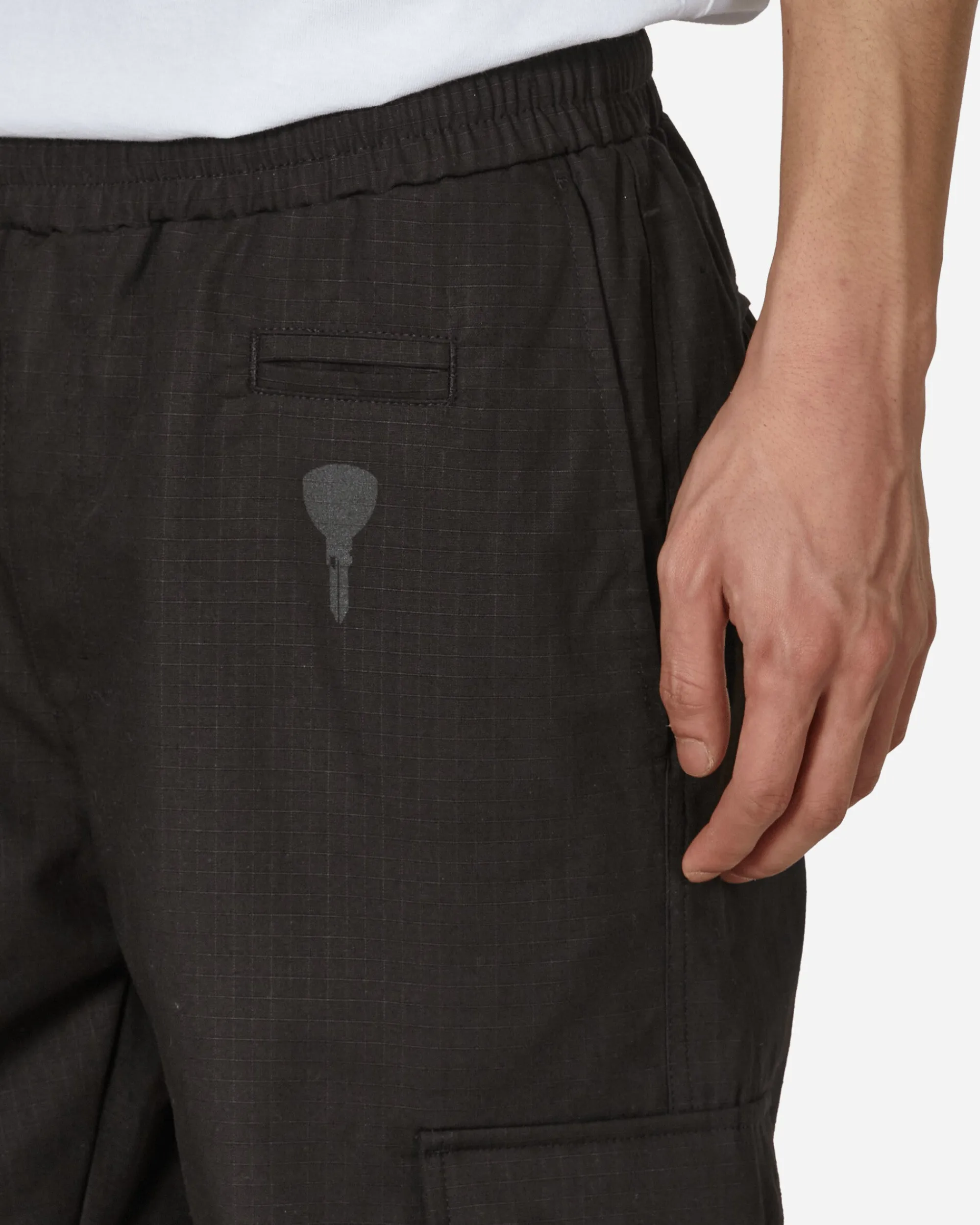 Automobili Amos Pants^AA Logo Cargo Pants Black