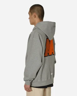Automobili Amos Sweatshirts^AA Logo Hoodie Light Grey