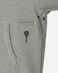 Automobili Amos Sweatshirts^AA Logo Hoodie Light Grey